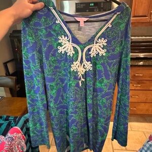 EUC hooded Lily Pulitzer dress 🩵